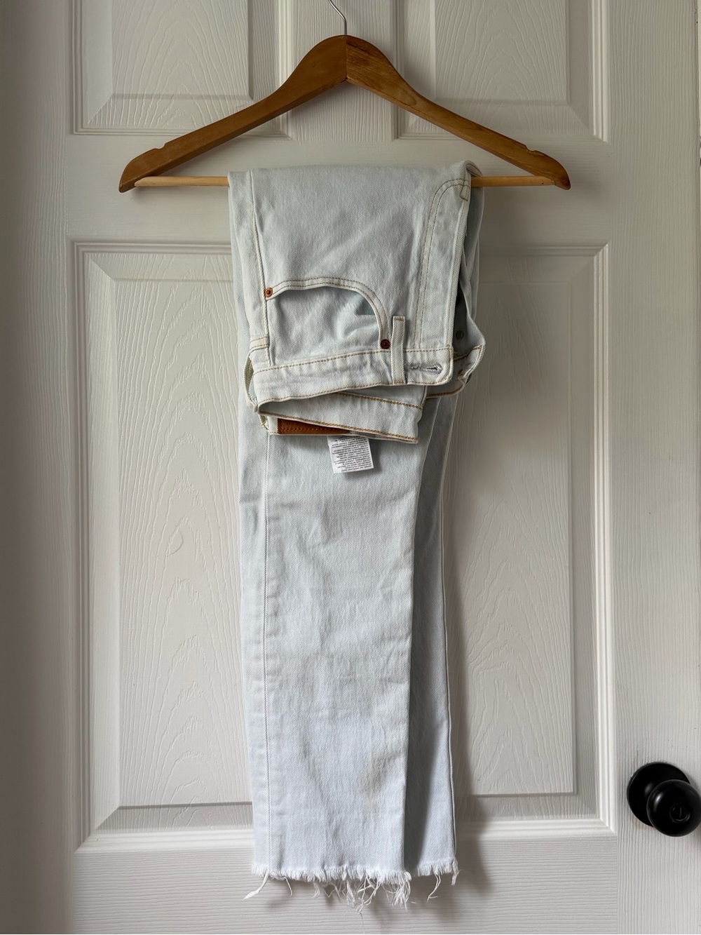 Levi’s 501 S skinny jeans light wash 26x28